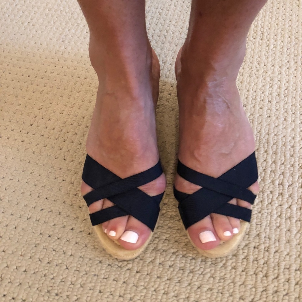 J.crew Navy Espadrille
